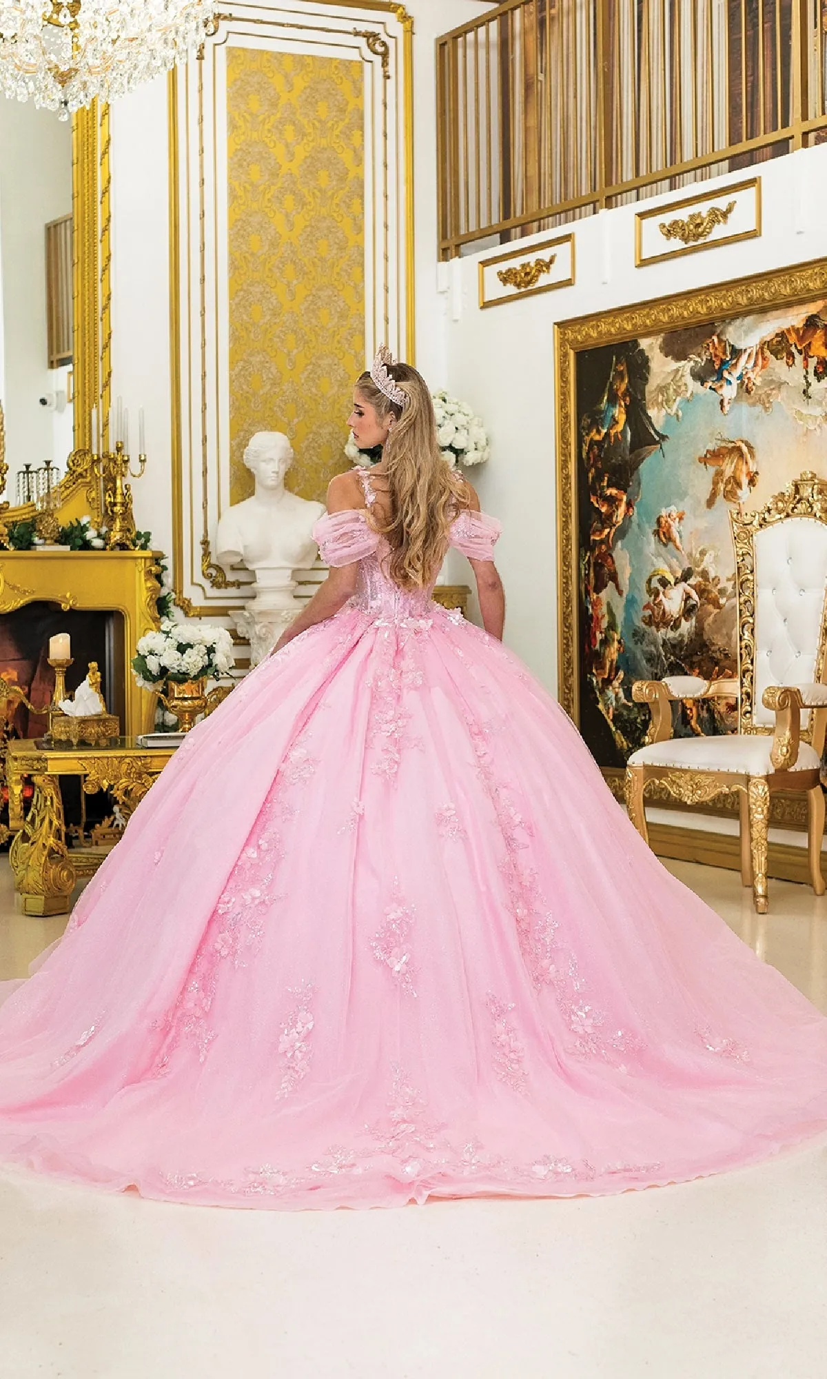 Pink Quinceanera Dress 5009 By Dancing Queen sold by PromGirl product image thumbnail 2