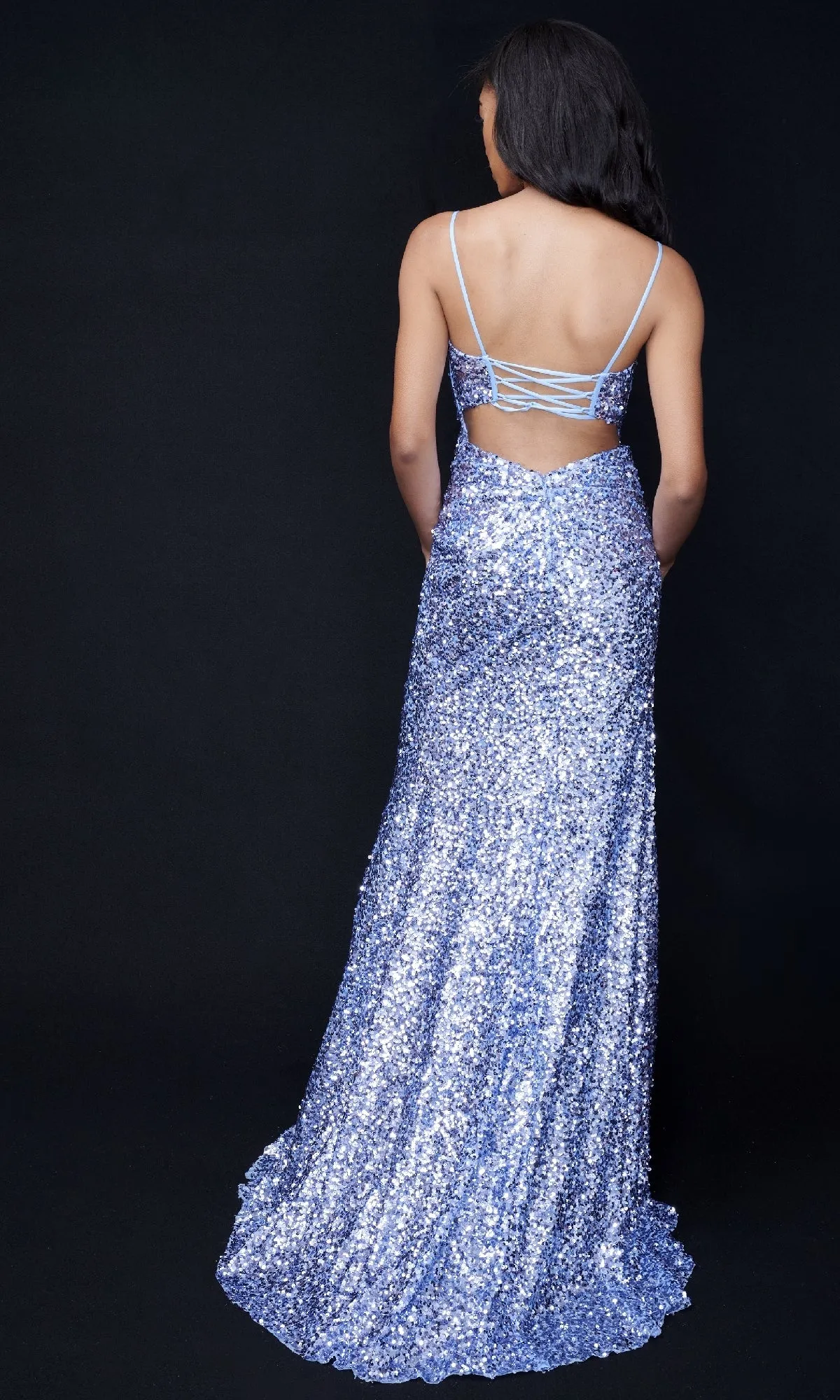 Long Sequin Formal Dress: Nina Canacci 4406 sold by PromGirl product image thumbnail 2