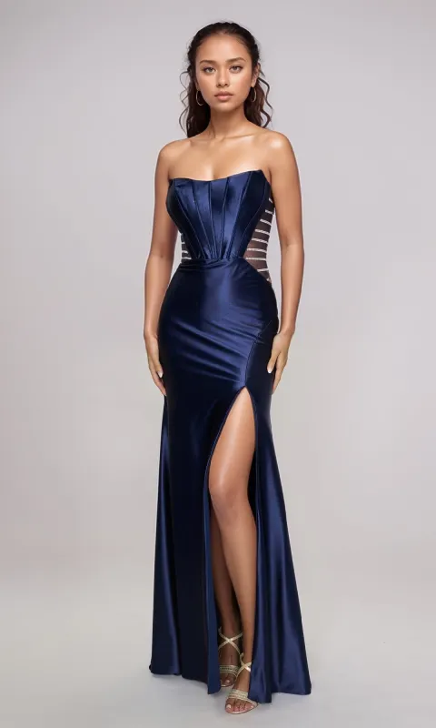 Long Formal Dress: Nina Canacci 5307 sold by PromGirl