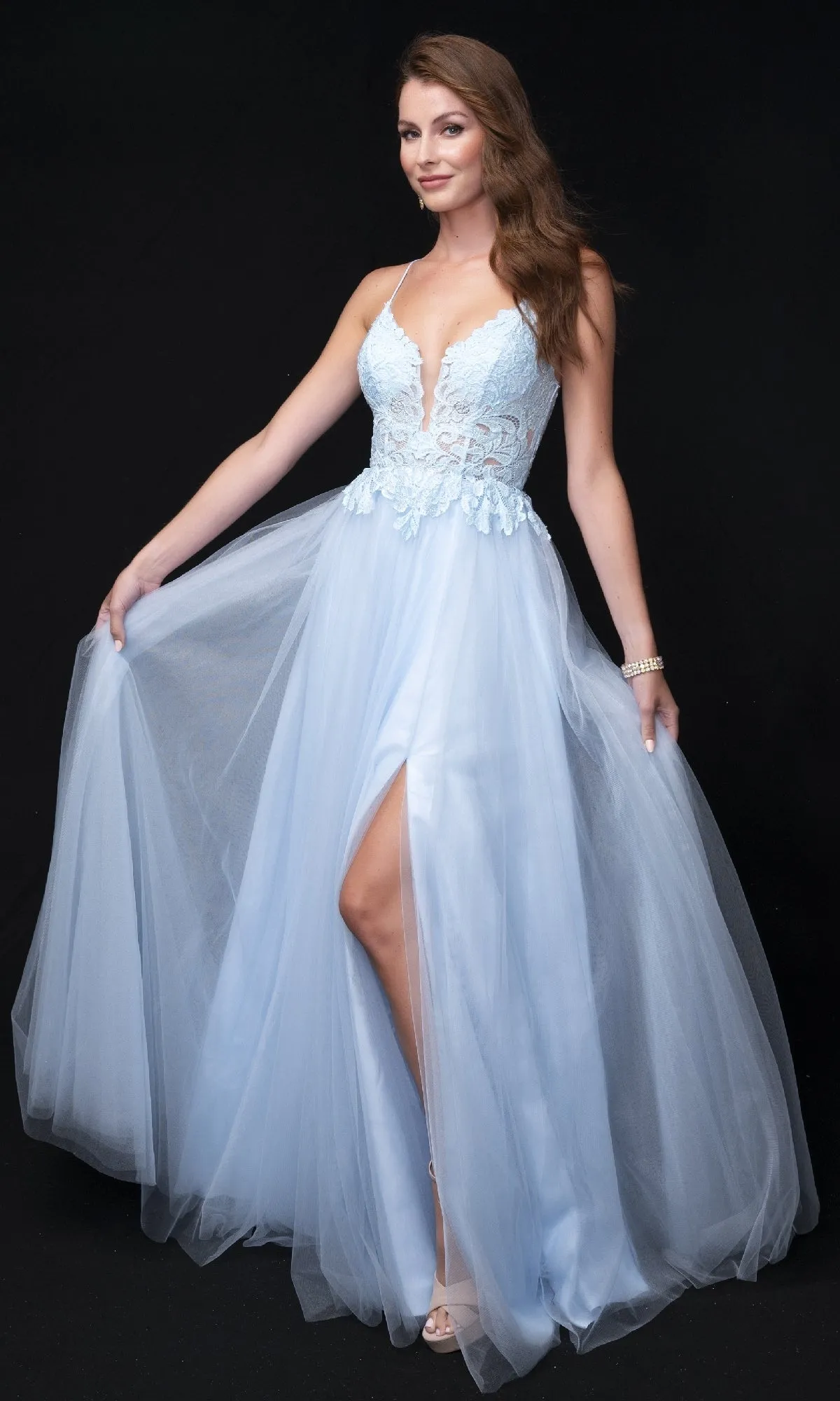 Long Formal Dress: Nina Canacci 4421 sold by PromGirl