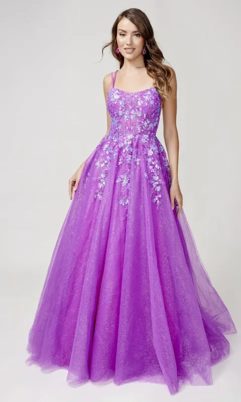 Long Formal Dress: Nina Canacci 3263 sold by PromGirl