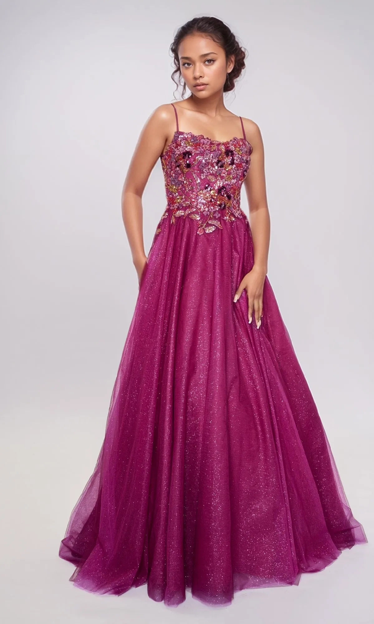Prom Ball Gown Dress: Nina Canacci 6631 sold by PromGirl product image thumbnail 3