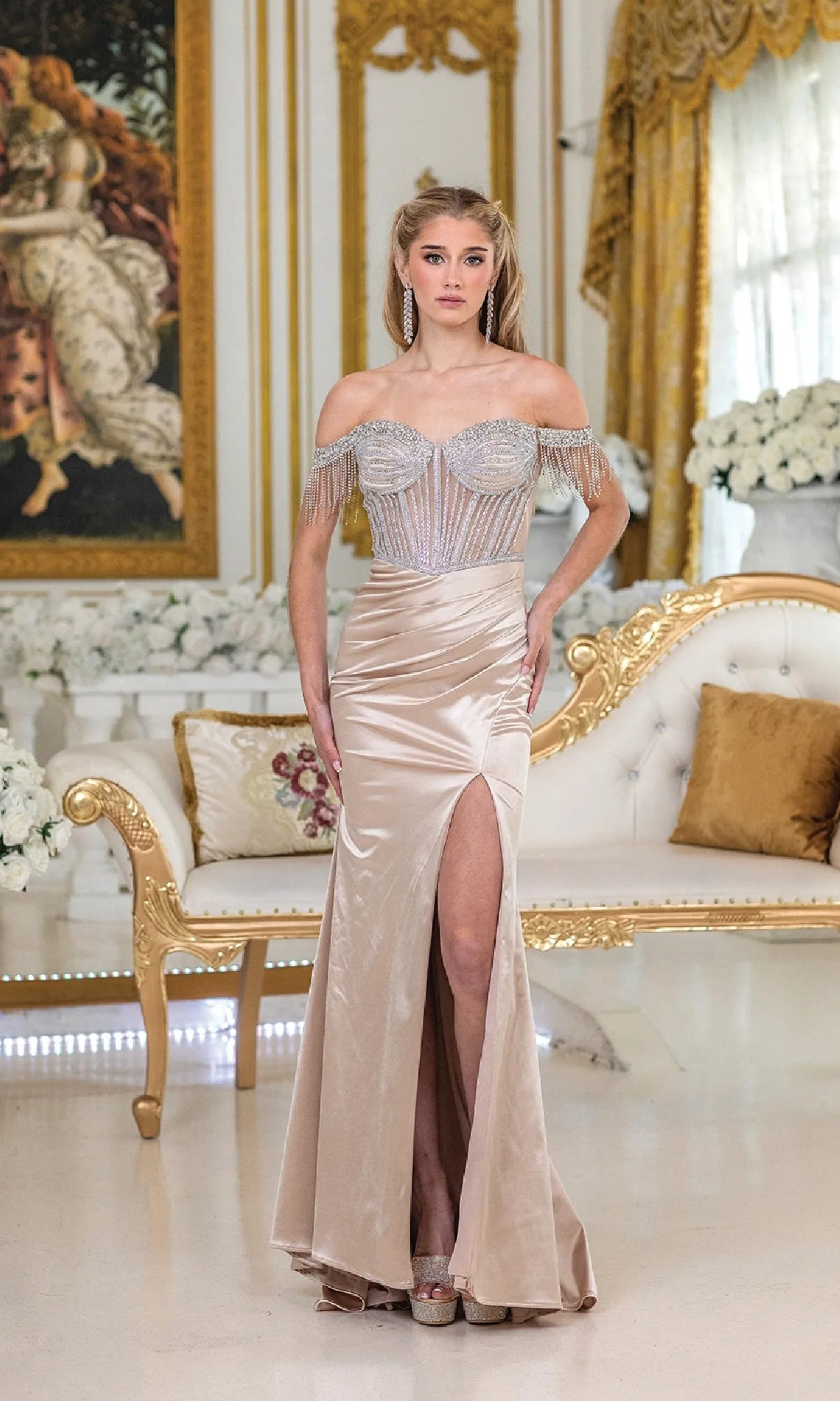 Long Prom Dress: Dancing Queen 4513 sold by PromGirl