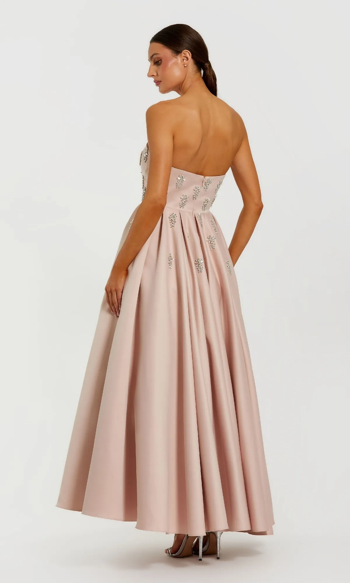 Strapless A-Line Evening Gown: Mac Duggal 56199 sold by PromGirl product image thumbnail 5