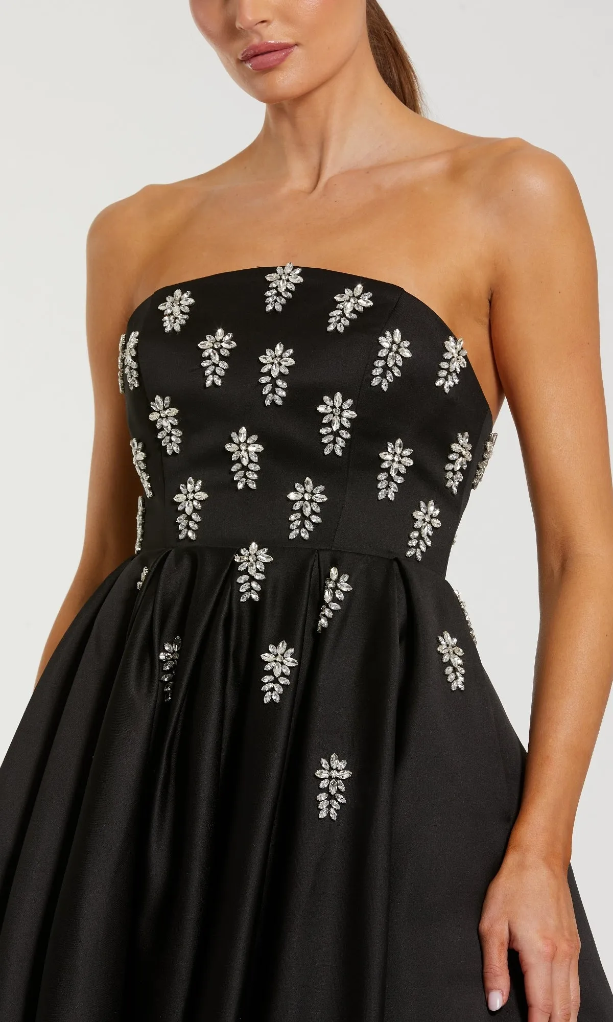 Strapless A-Line Evening Gown: Mac Duggal 56199 sold by PromGirl product image thumbnail 4