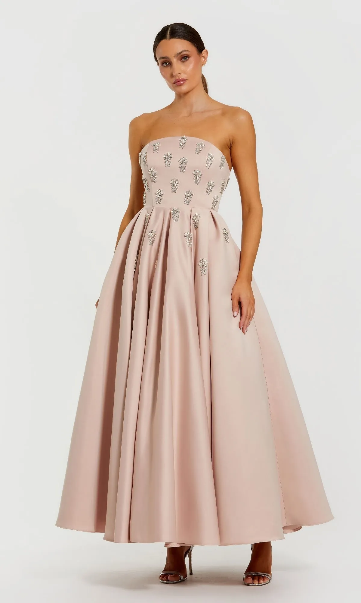 Strapless A-Line Evening Gown: Mac Duggal 56199 sold by PromGirl product image thumbnail 3