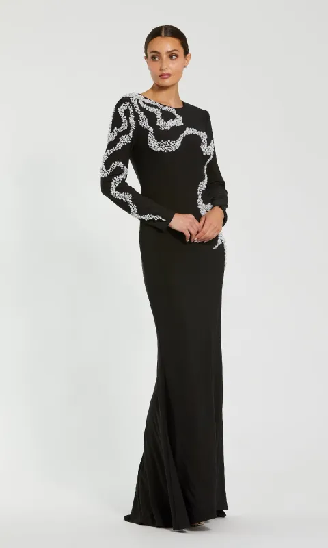 Long Formal Dress: Mac Duggal 44086 sold by PromGirl