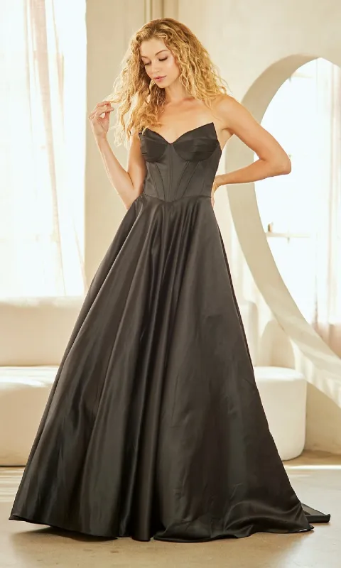 Classic Corset Prom Ball Gown: Amelia Couture 5080 sold by PromGirl