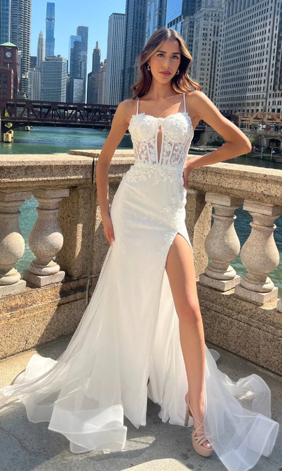 Long Mermaid Prom Dress: Amelia Couture 7064 sold by PromGirl product image thumbnail 5