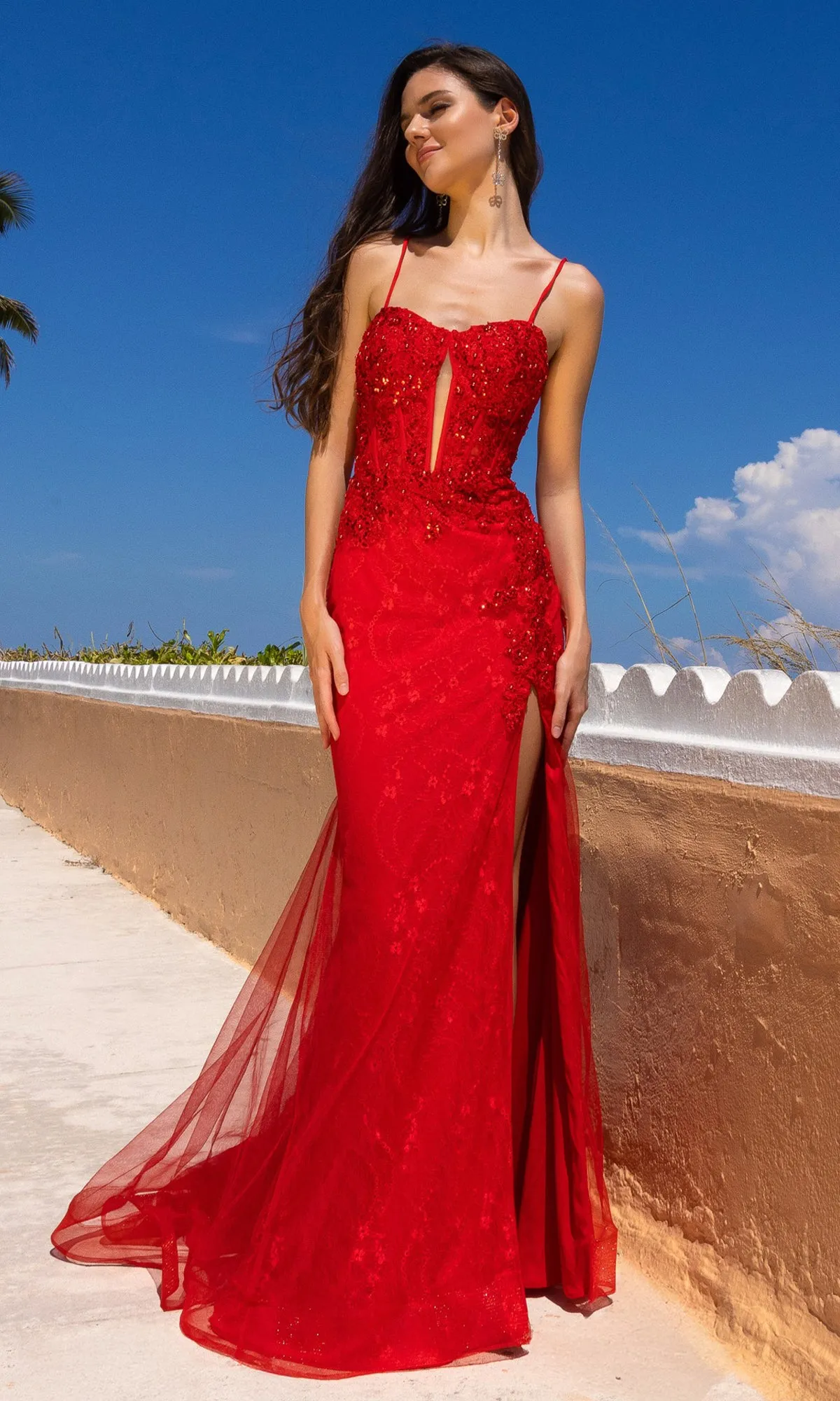 Long Mermaid Prom Dress: Amelia Couture 7064 sold by PromGirl