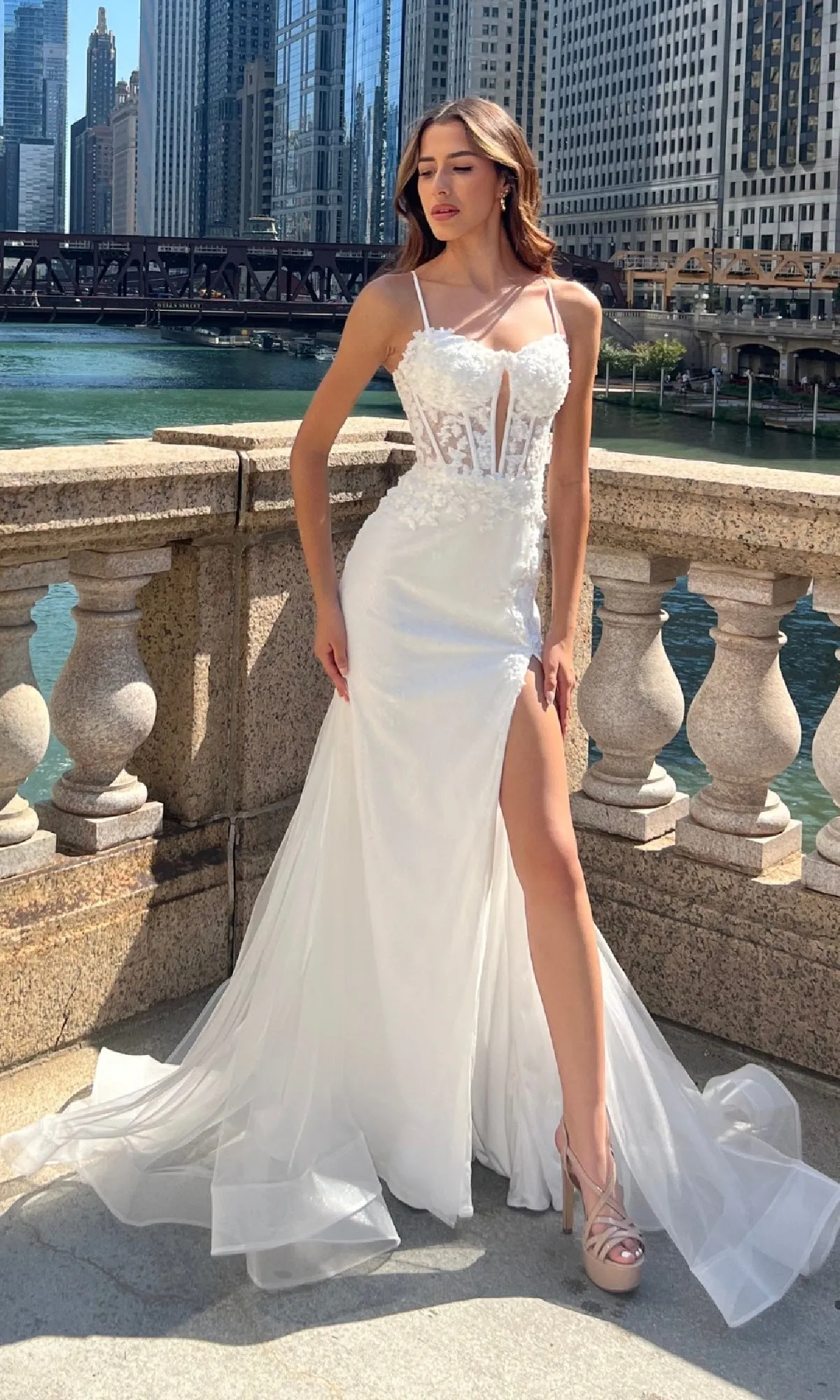 Long Mermaid Prom Dress: Amelia Couture 7064 sold by PromGirl product image thumbnail 3