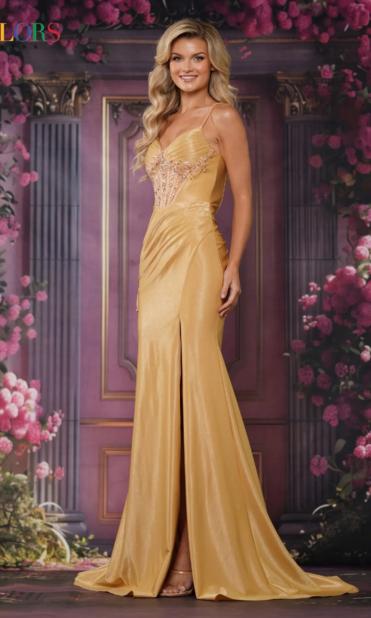 Long Prom Dress: Colors Dress 3704 sold by PromGirl product image thumbnail 4