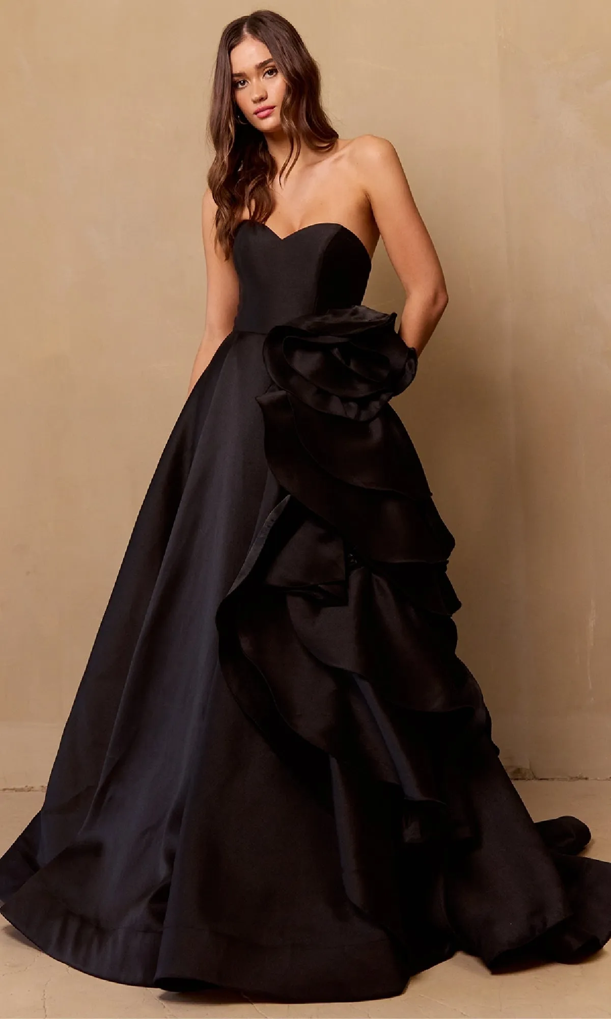 Strapless Prom Ball Gown: Amelia Couture SU085 sold by PromGirl product image thumbnail 3