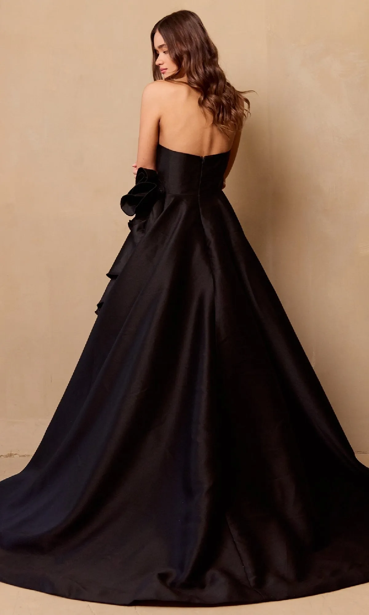 Strapless Prom Ball Gown: Amelia Couture SU085 sold by PromGirl product image thumbnail 2