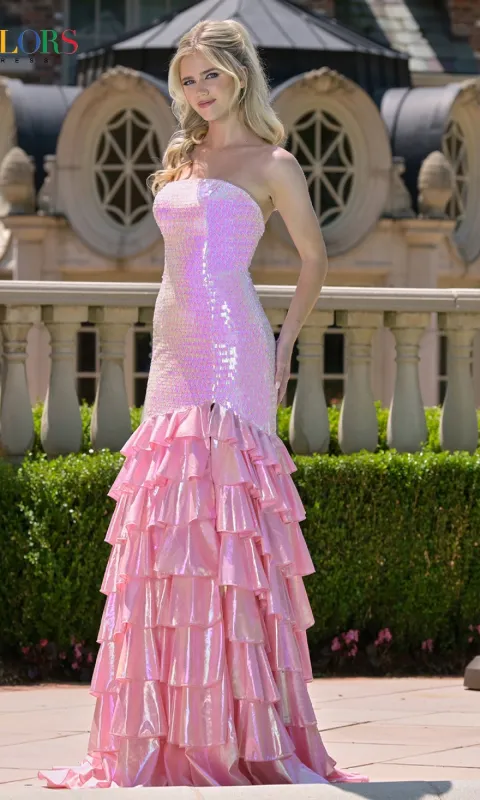 Long Prom Dress: Colors Dress 3866 sold by PromGirl
