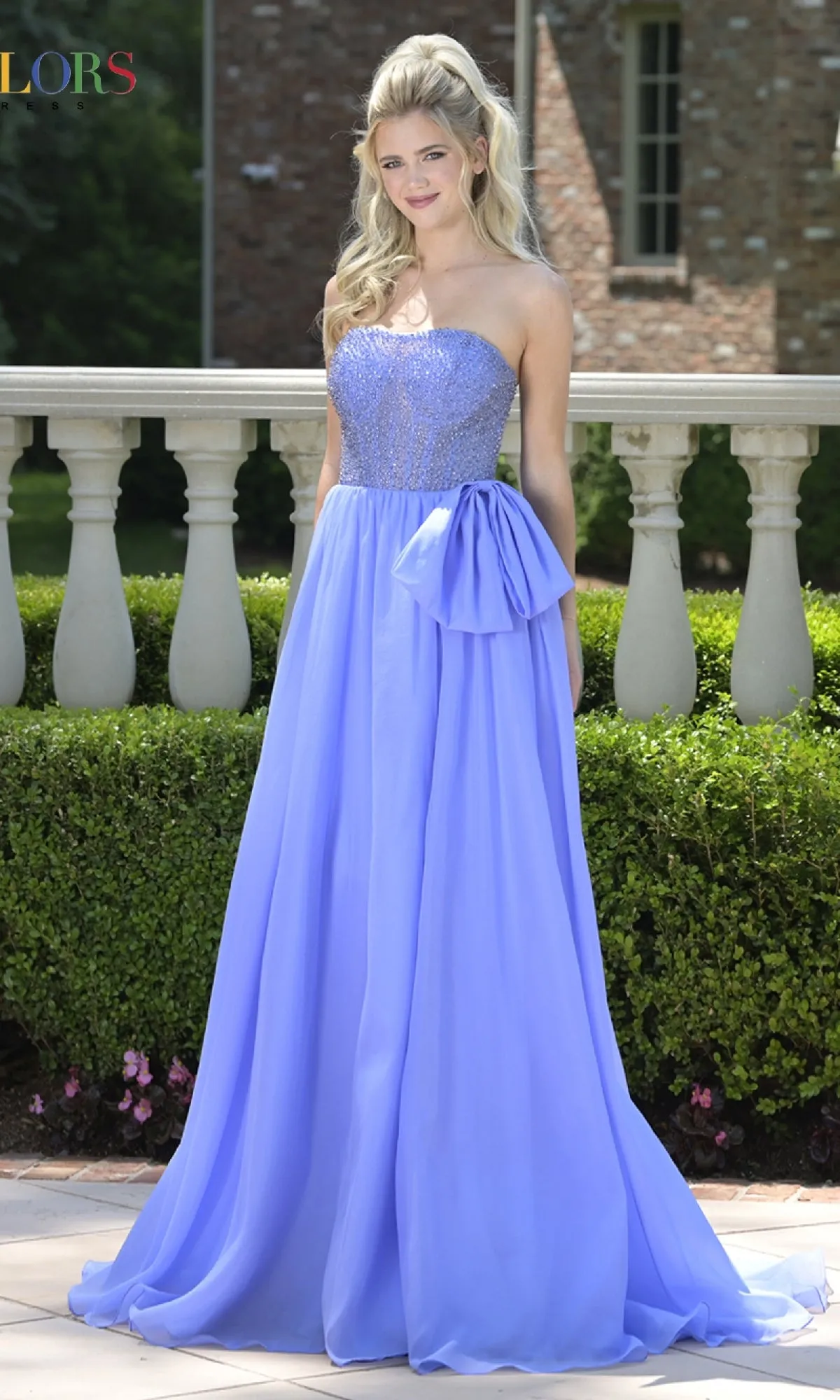 Long Prom Dress: Colors Dress 3843 sold by PromGirl product image thumbnail 3