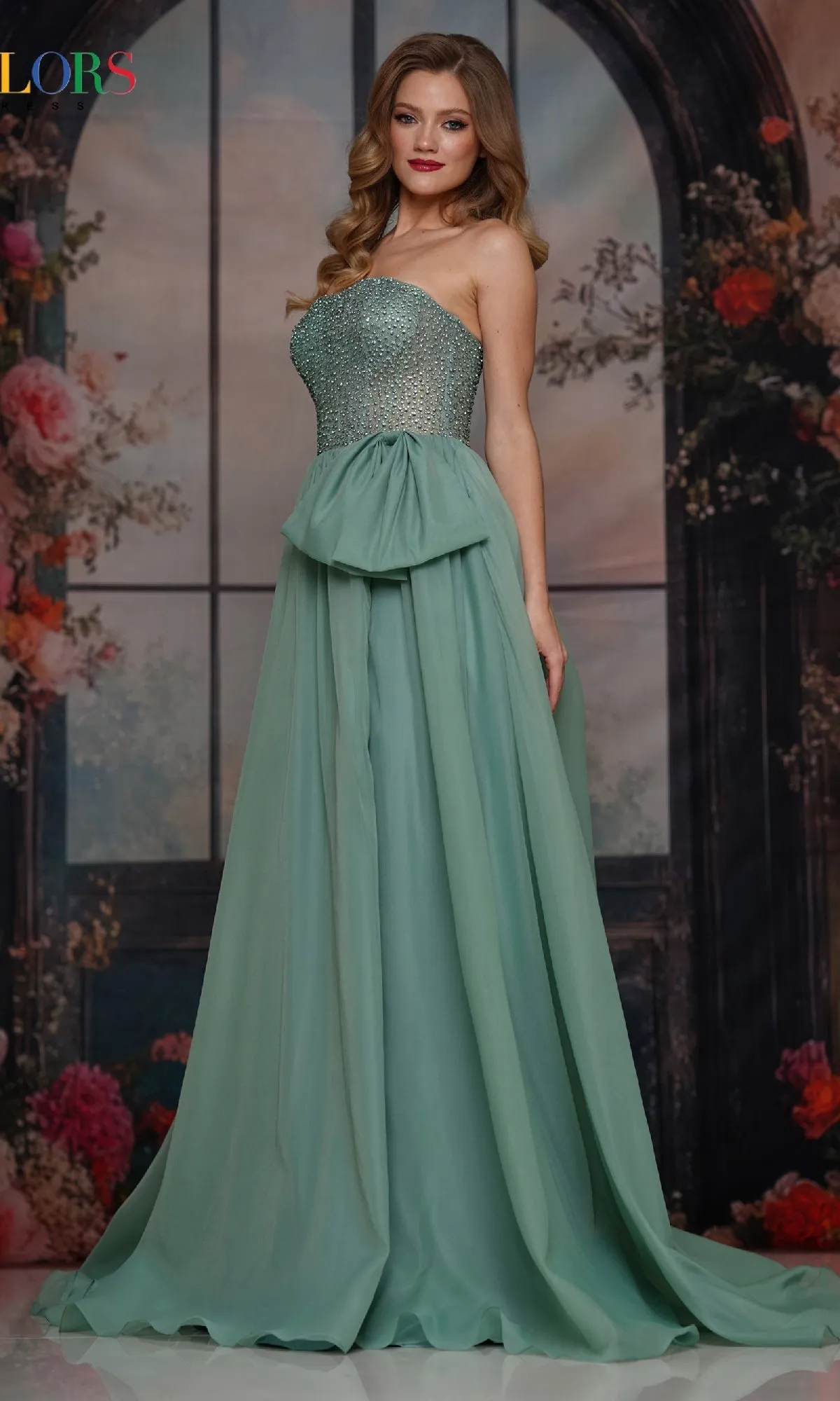 Long Prom Dress: Colors Dress 3843 sold by PromGirl
