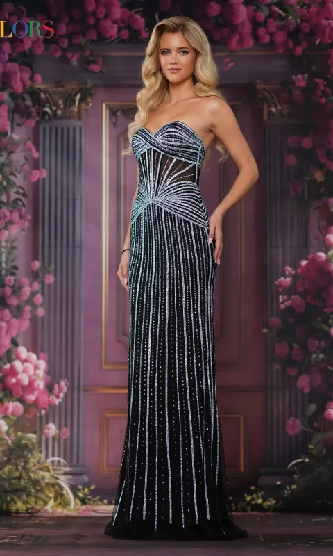 Long Prom Dress: Colors Dress 3765 sold by PromGirl