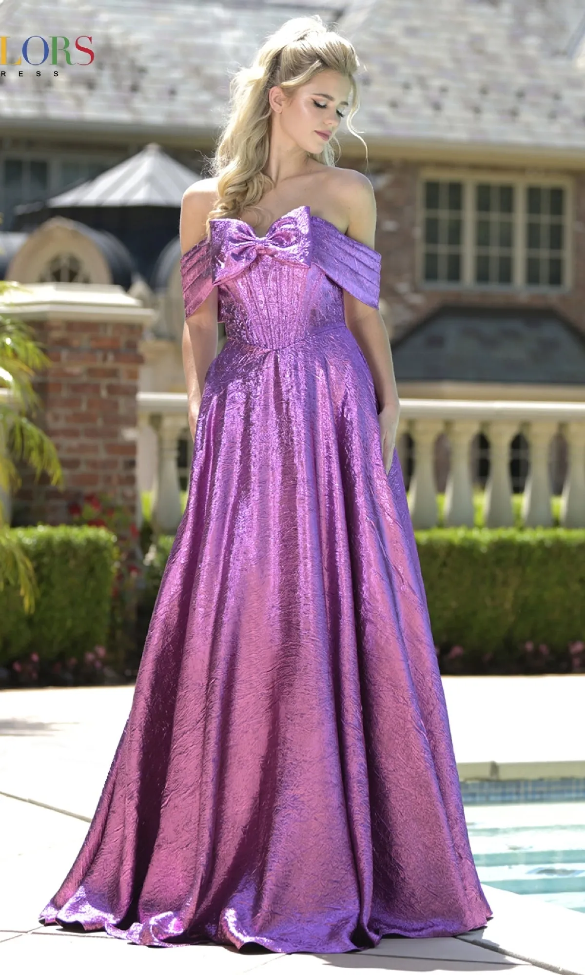 Long Prom Dress: Colors Dress 3792 sold by PromGirl product image thumbnail 4