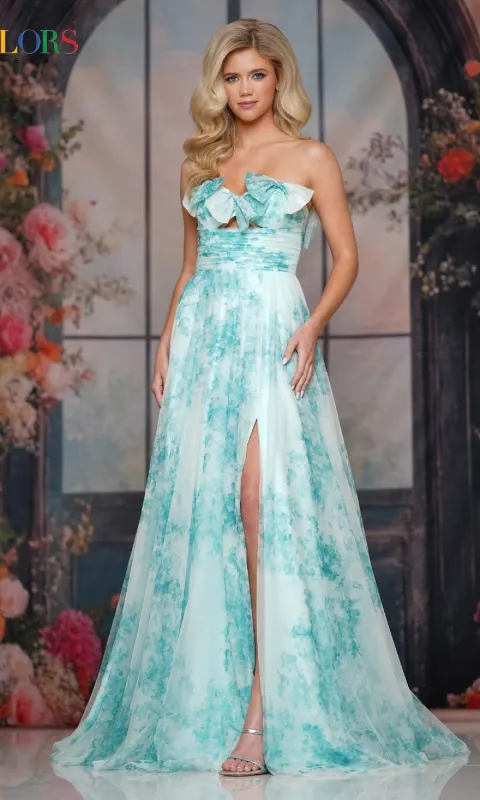 Long Prom Dress: Colors Dress 3811 made by PromGirl