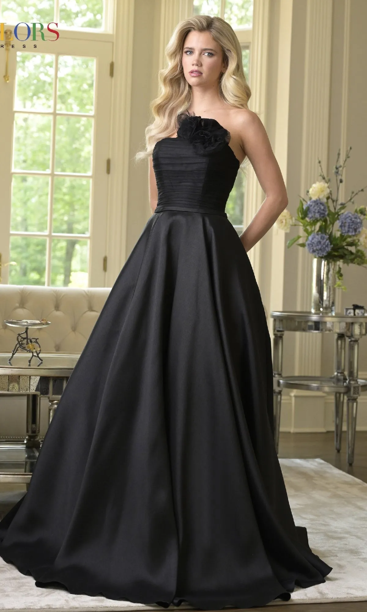 Strapless Long A-Line Prom Dress: Colors Dress 3737 sold by PromGirl product image thumbnail 4