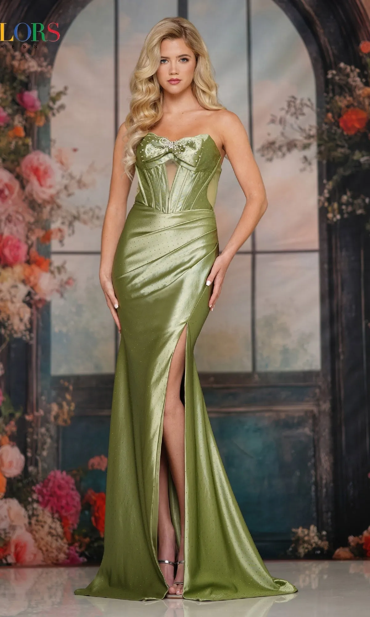Long Prom Dress: Colors Dress 3717 sold by PromGirl product image thumbnail 4