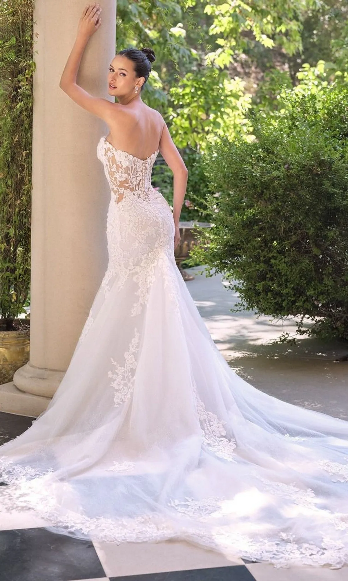 Long Wedding Dress: Andrea and Leo WL065 sold by PromGirl product image thumbnail 5