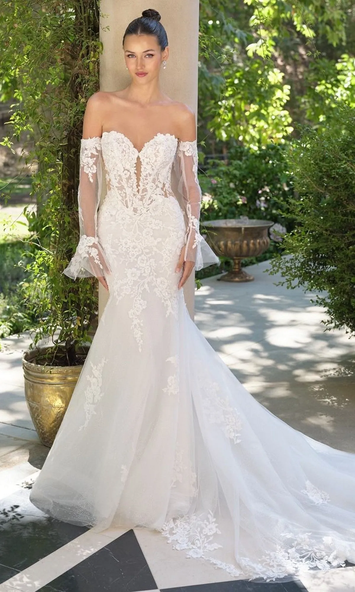 Long Wedding Dress: Andrea and Leo WL065 sold by PromGirl product image thumbnail 3