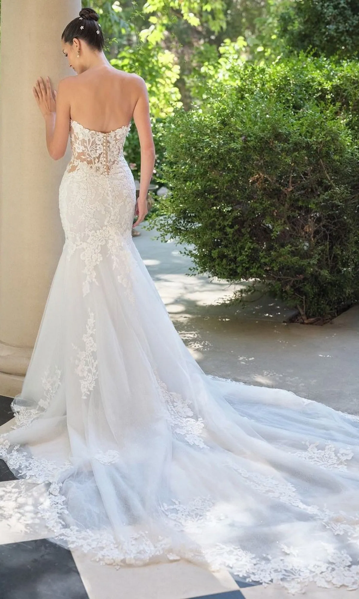 Long Wedding Dress: Andrea and Leo WL065 sold by PromGirl product image thumbnail 2