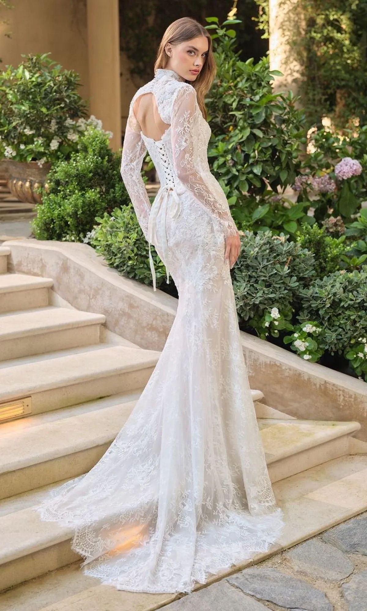 Long Wedding Dress: Andrea and Leo WL071 sold by PromGirl product image thumbnail 2