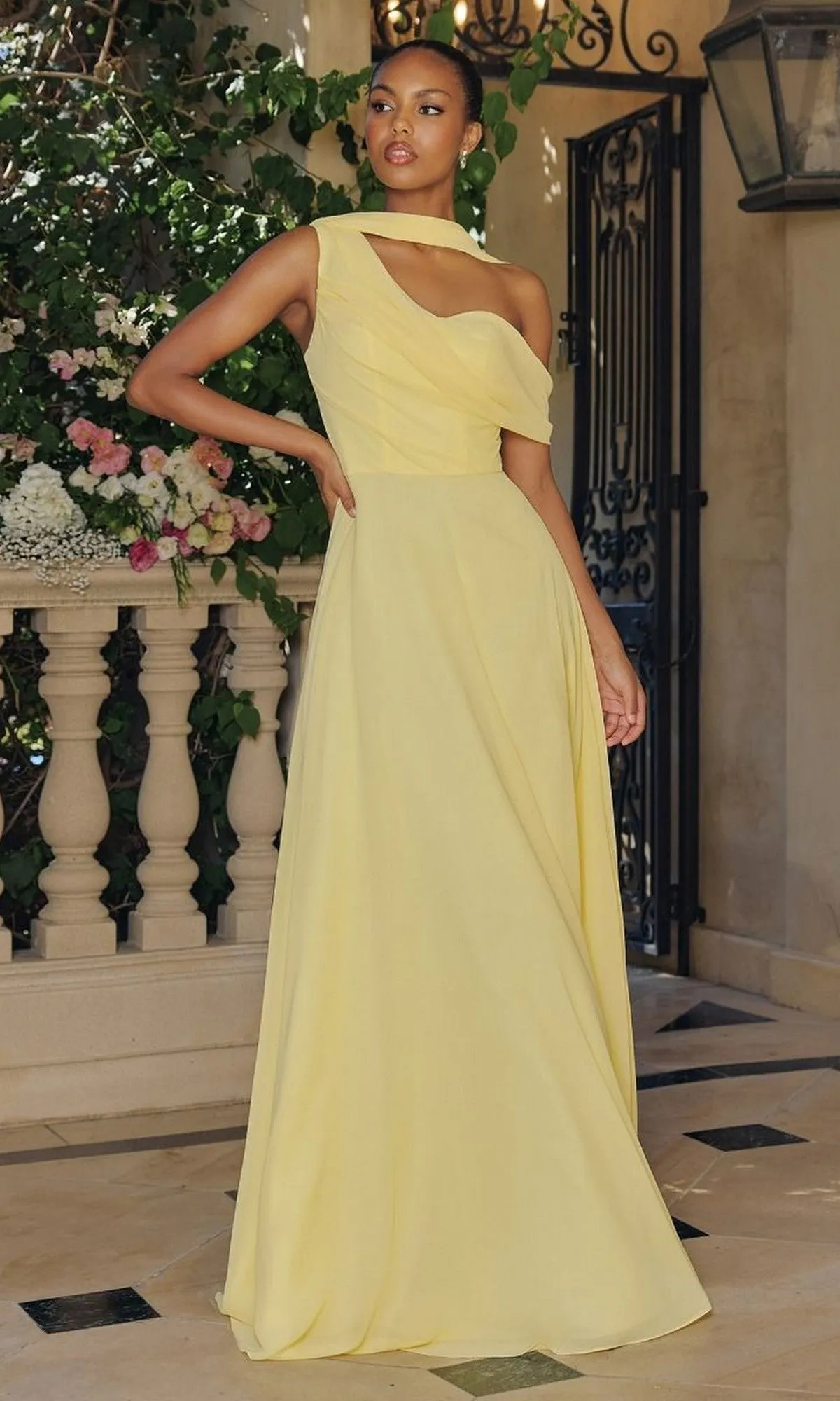 Asymmetric Long A-LineProm Dress: Amoris T716 sold by PromGirl product image thumbnail 4