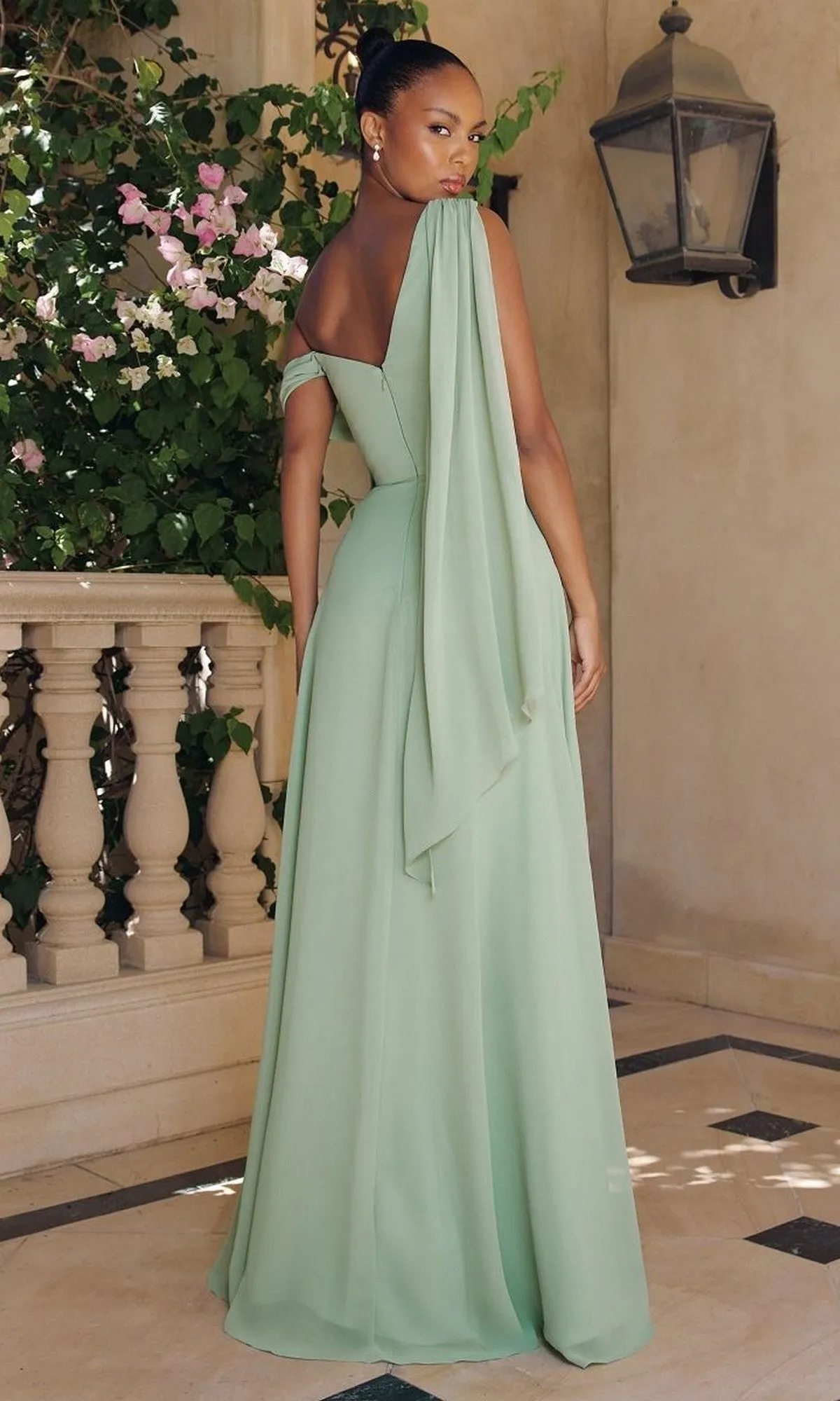 Asymmetric Long A-LineProm Dress: Amoris T716 sold by PromGirl product image thumbnail 2