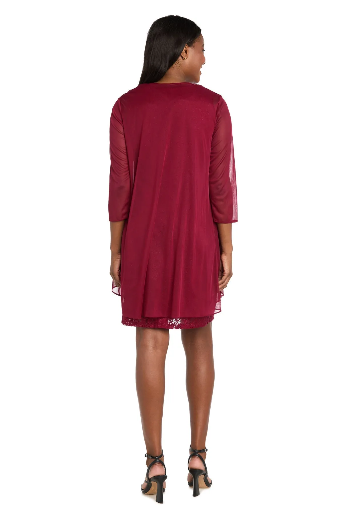 Short Semi-Formal Jacket Dress: R&M Richards 3594 sold by PromGirl product image thumbnail 2