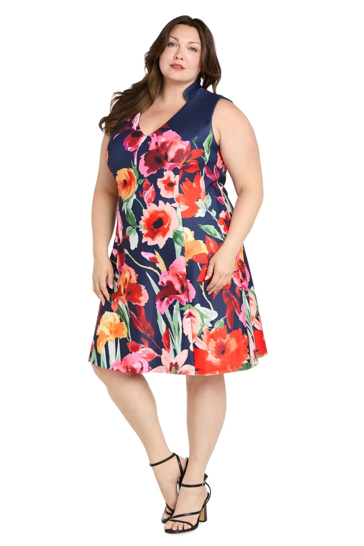 Plus-Size Wedding Guest Dress: R&M Richards 4056W sold by PromGirl product image thumbnail 4