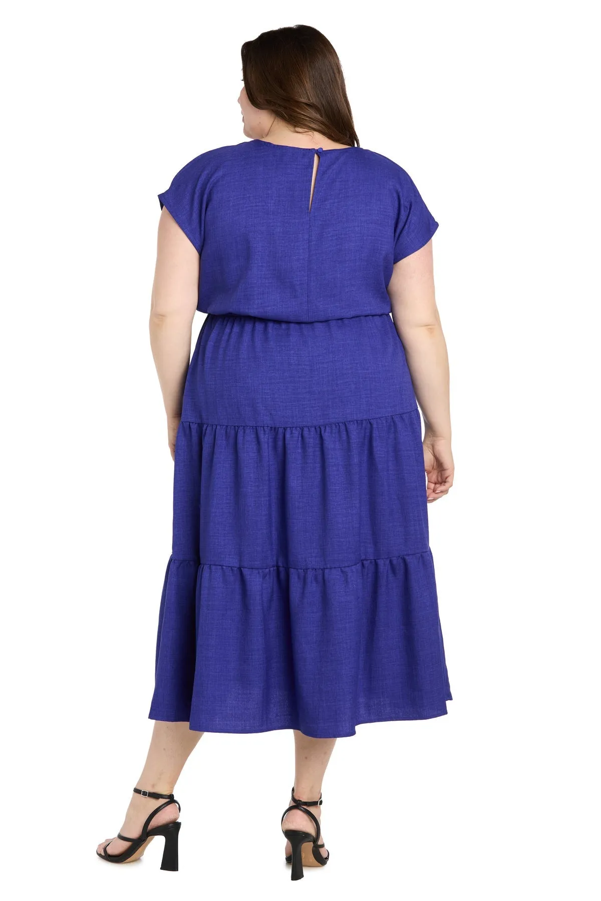 Plus-Size Indigo Casual Dress: R&M Richards 6680W sold by PromGirl product image thumbnail 2