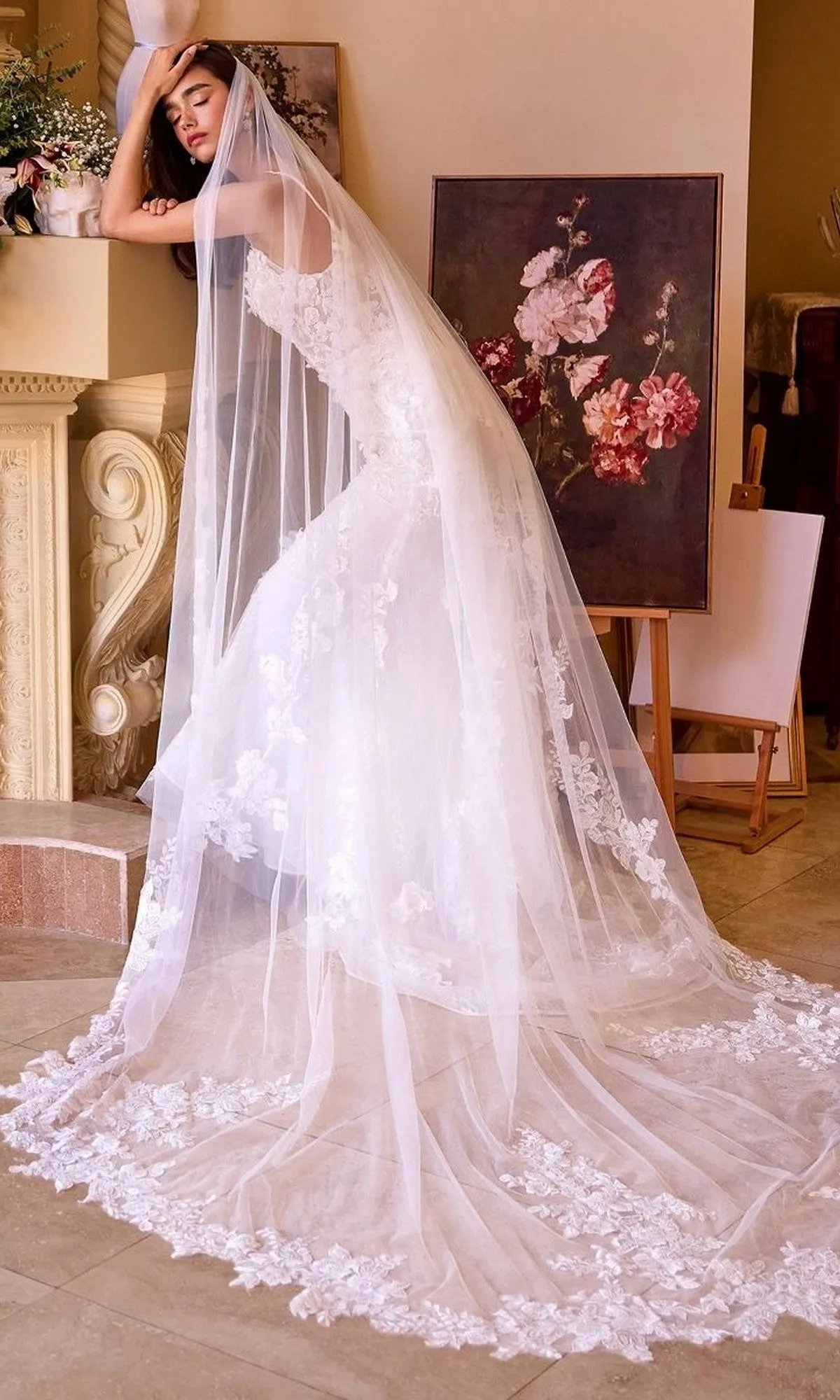 Long Wedding Dress: Andrea and Leo WL053 sold by PromGirl product image thumbnail 4