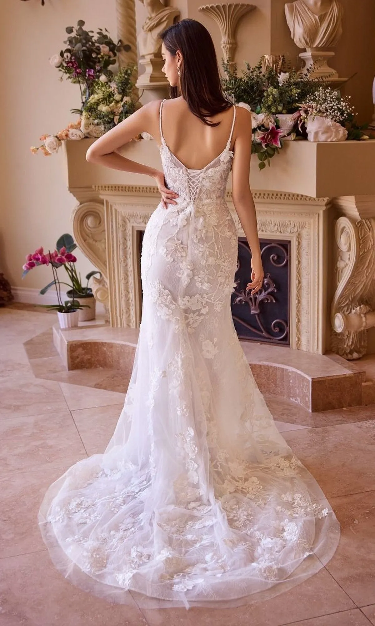 Long Wedding Dress: Andrea and Leo WL053 sold by PromGirl product image thumbnail 2