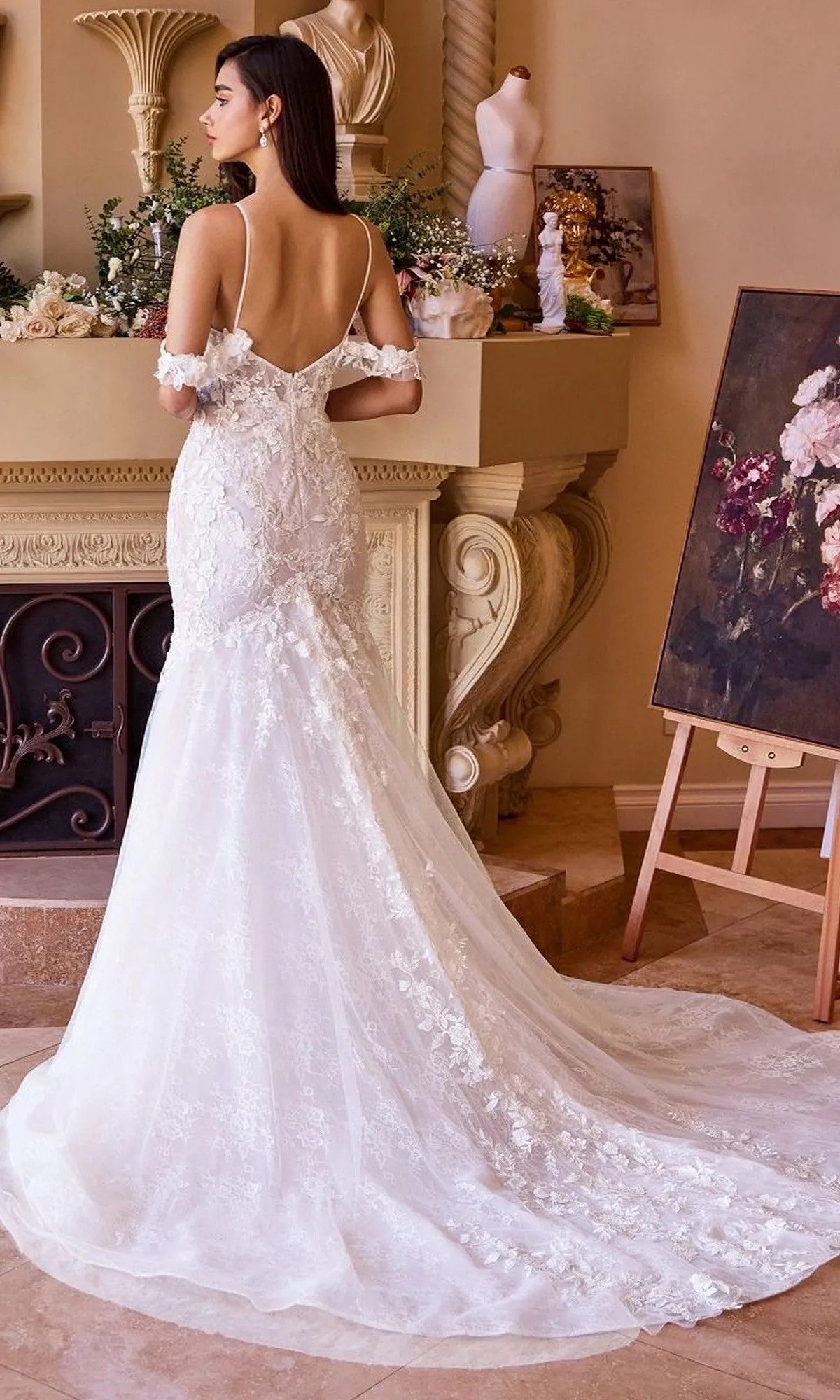 Long Wedding Dress: Andrea and Leo WL051 sold by PromGirl product image thumbnail 2