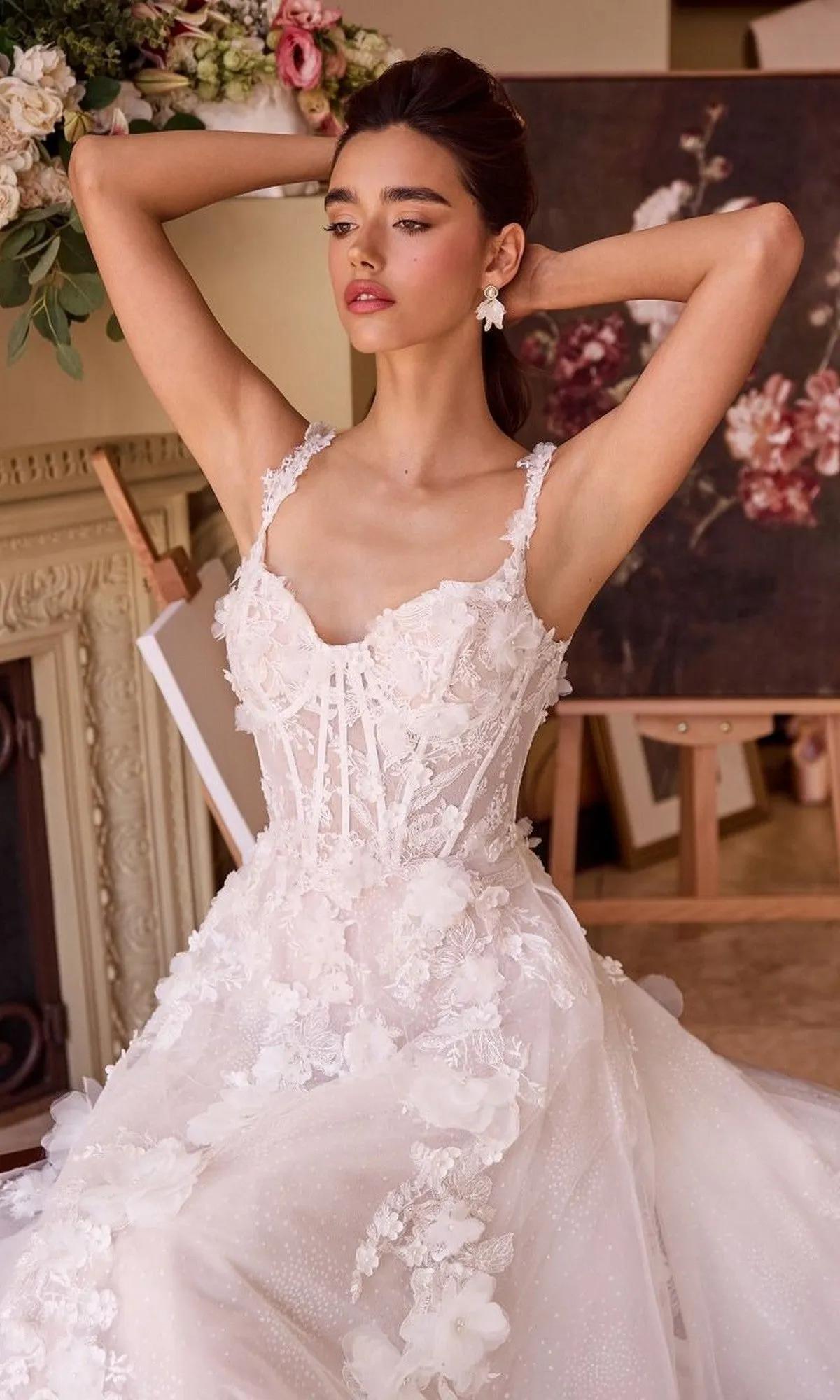 Long Wedding Dress: Andrea and Leo WL045 sold by PromGirl product image thumbnail 5