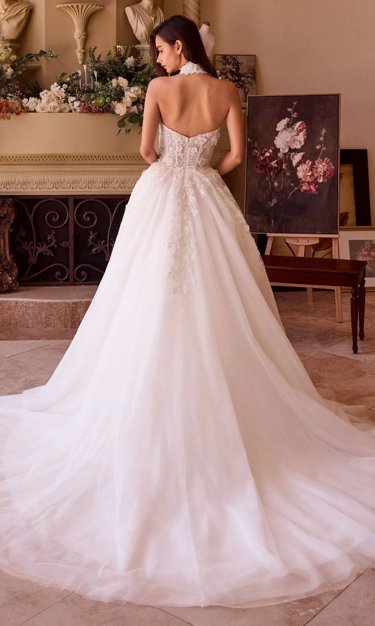 Long Wedding Dress: Andrea and Leo WL041 sold by PromGirl product image thumbnail 2