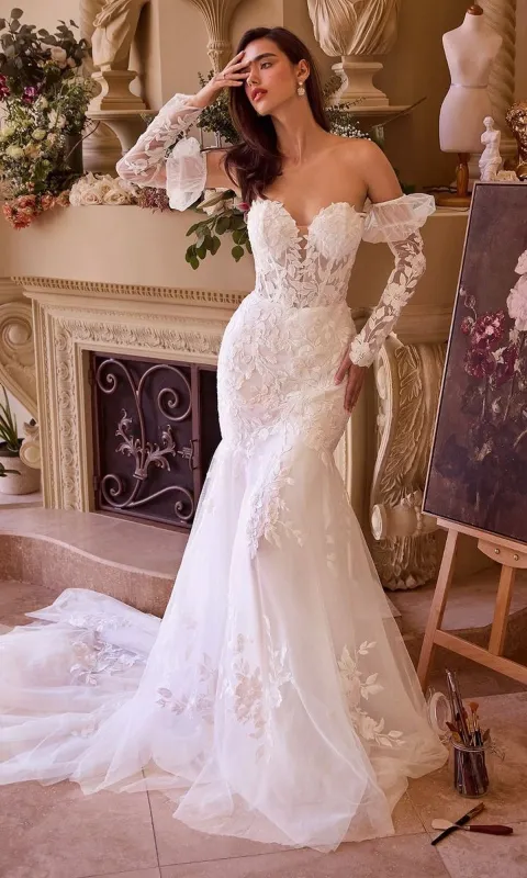 Long Wedding Dress: Andrea and Leo WL033 sold by PromGirl