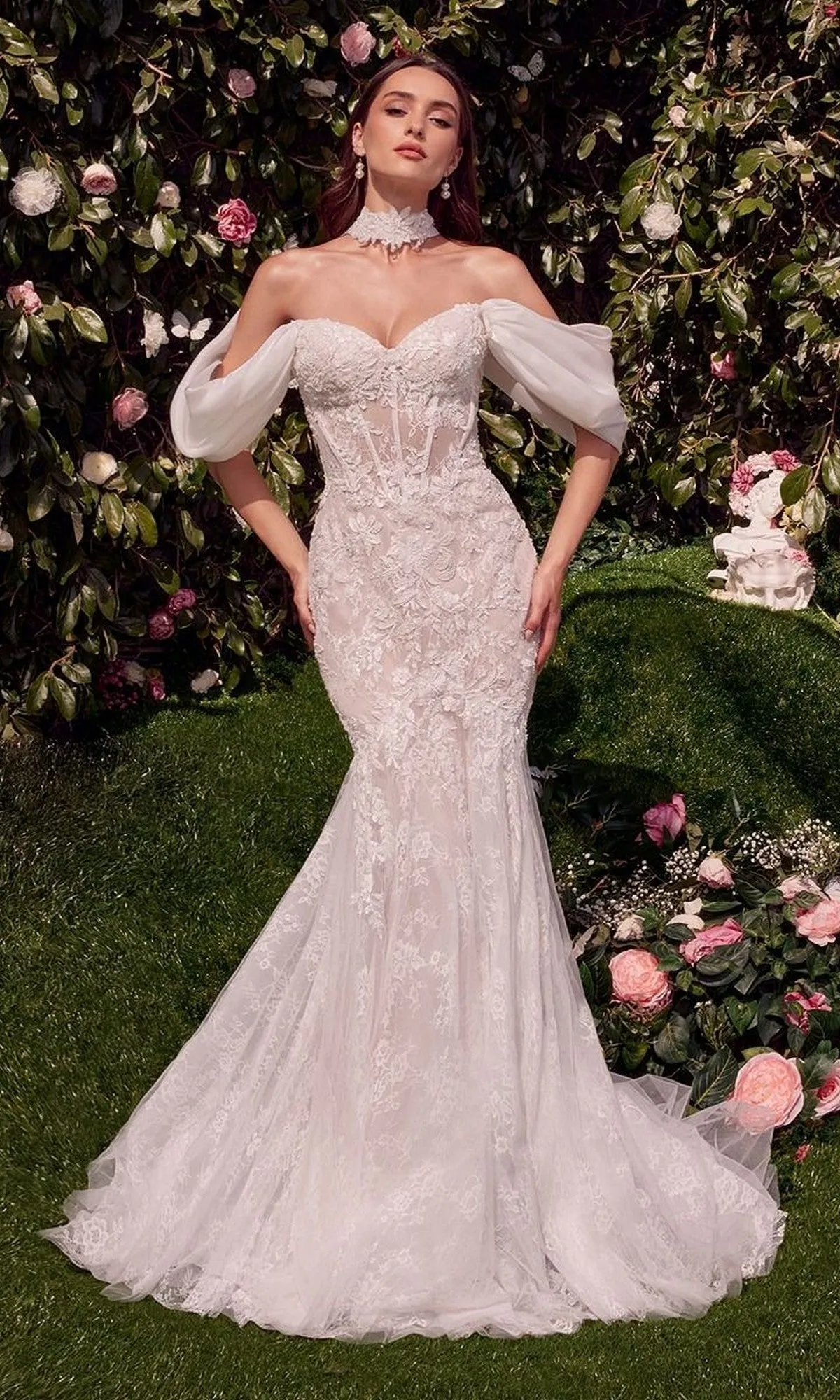 Long Wedding Dress: Andrea and Leo WL031 sold by PromGirl