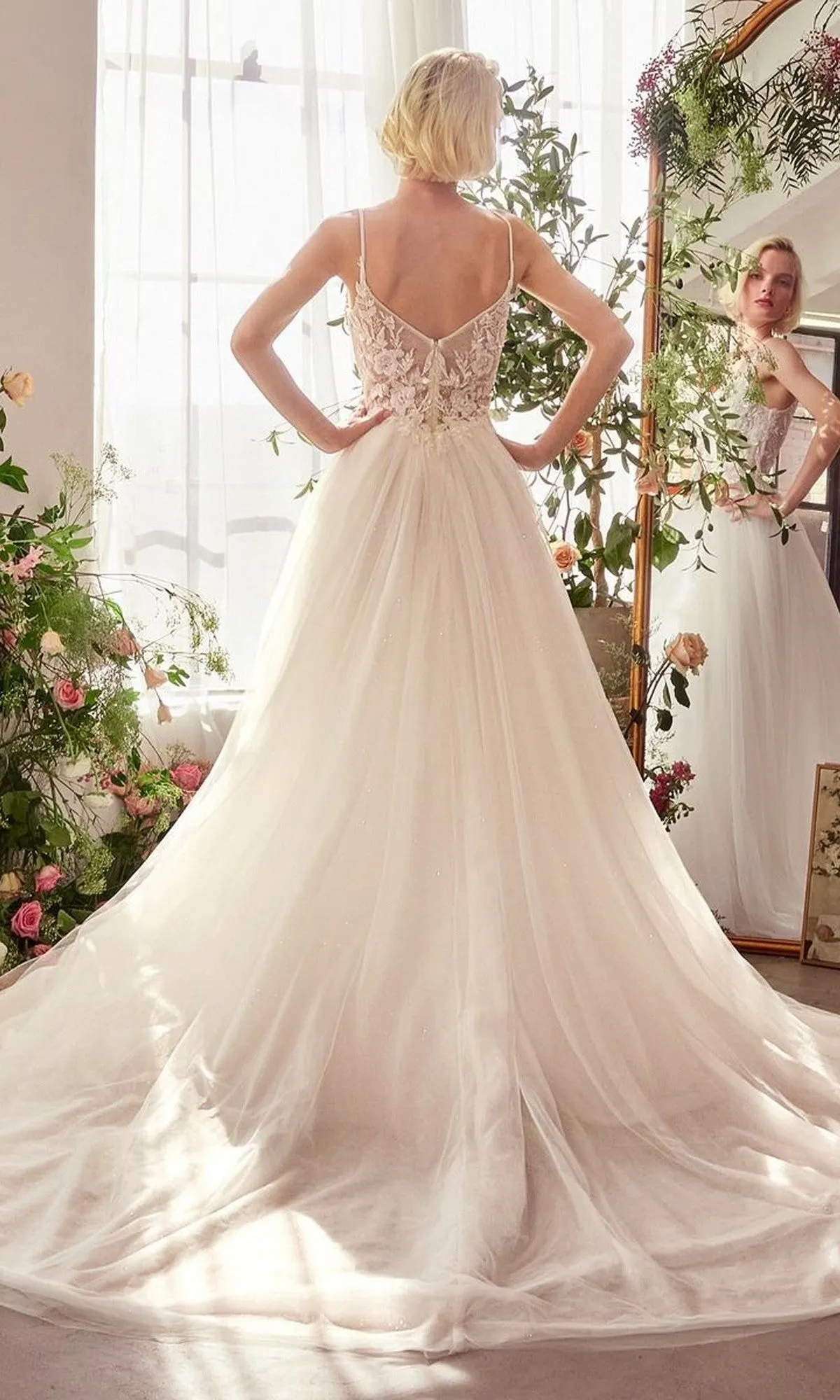 Long Wedding Dress: Andrea and Leo WL029 sold by PromGirl product image thumbnail 2