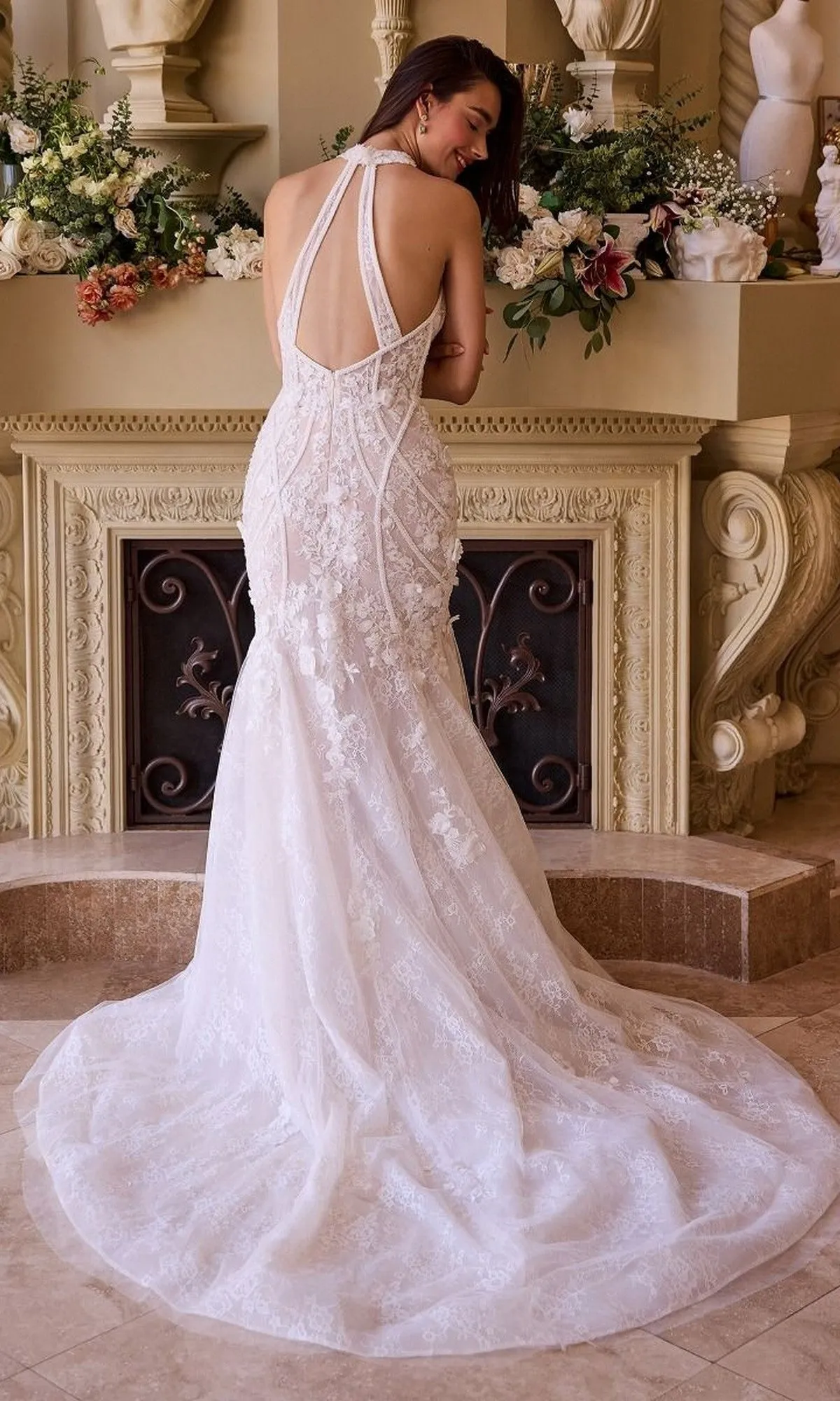 Long Wedding Dress: Andrea and Leo WL019 sold by PromGirl product image thumbnail 5