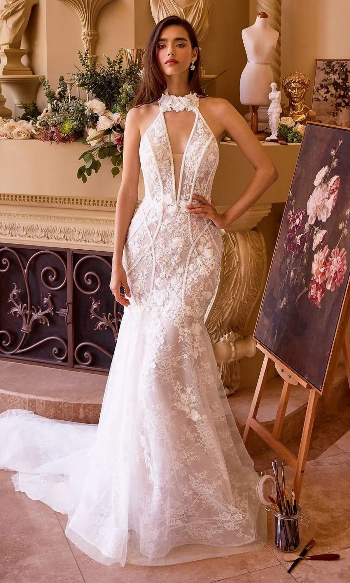 Long Wedding Dress: Andrea and Leo WL019 sold by PromGirl product image thumbnail 3