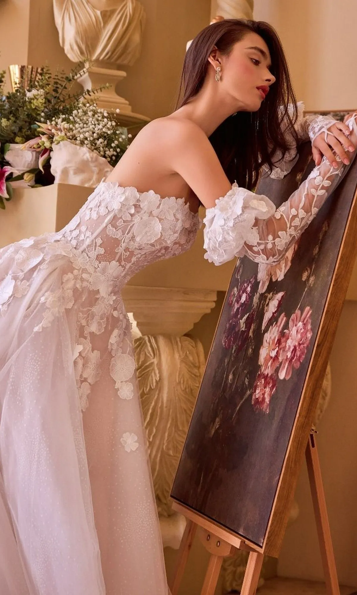 Long Wedding Dress: Andrea and Leo WL017 sold by PromGirl product image thumbnail 3