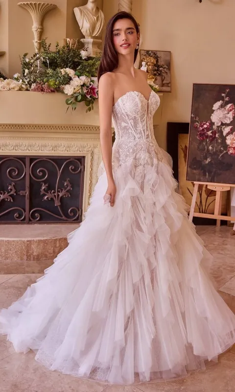 Long Wedding Dress: Andrea and Leo WL016 sold by PromGirl