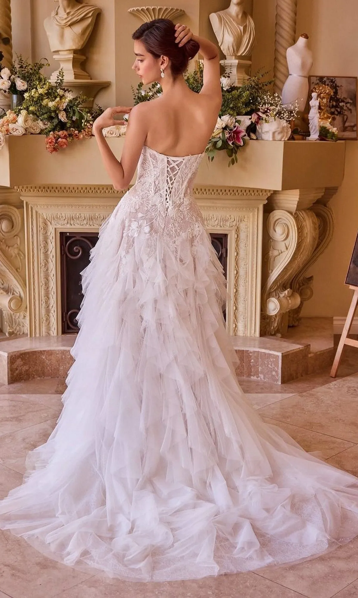 Long Wedding Dress: Andrea and Leo WL016 sold by PromGirl product image thumbnail 2