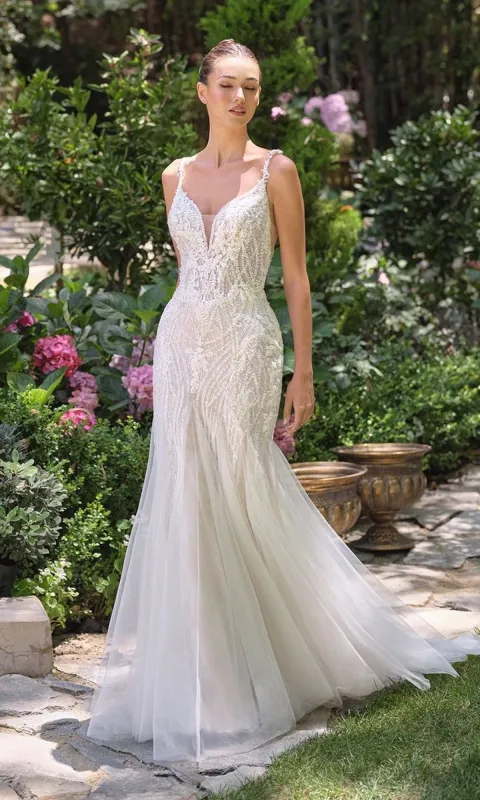 Long Wedding Dress: Andrea and Leo WL066 sold by PromGirl