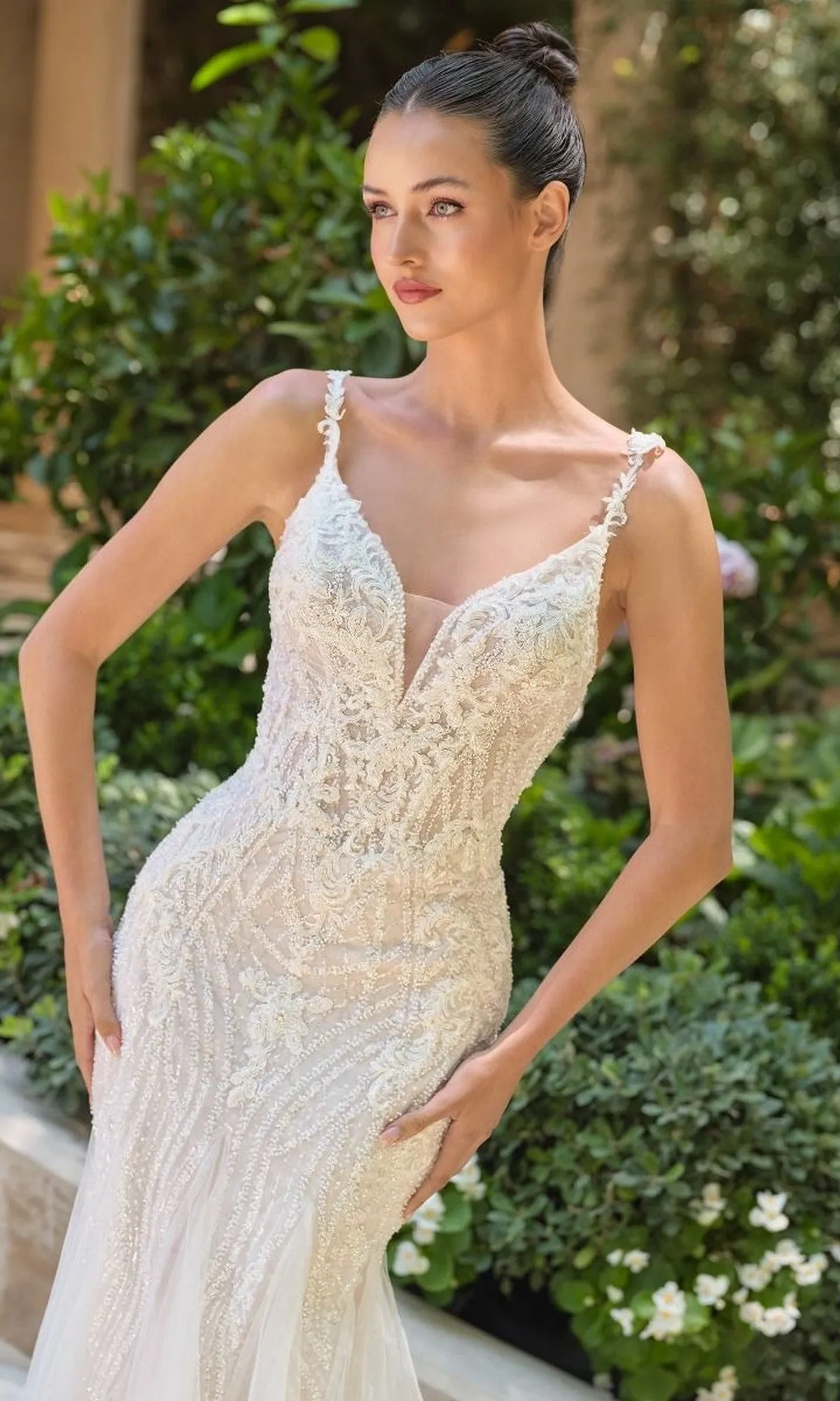 Long Wedding Dress: Andrea and Leo WL066 sold by PromGirl product image thumbnail 3